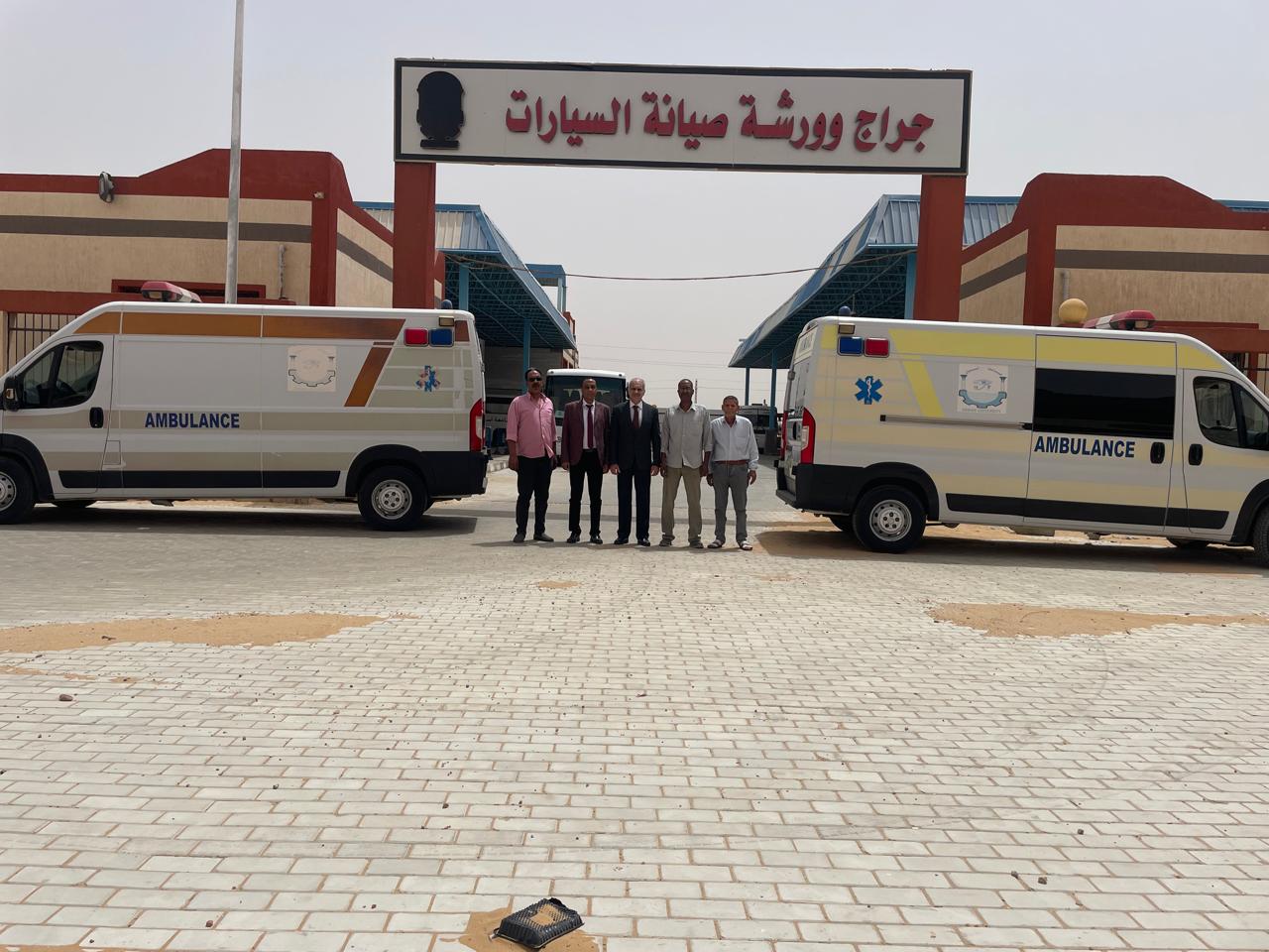 جامعة أسوان تجهيز سيارات الإسعاف بأحدث التقنيات استعدادا لامتحانات نهاية العام